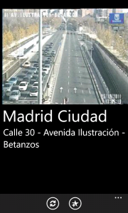 Madrid Ciudad (Calle 30 - Avenida Ilustración - Betanzos) Vertical