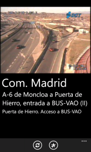 Comunidad de Madrid (A-6 de Moncloa a Puerta de Hierro) Vertical